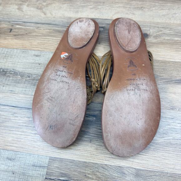 Frye Boots Chelsea Thong Brown Sandals Size 8M Slip On - Picture 8 of 8